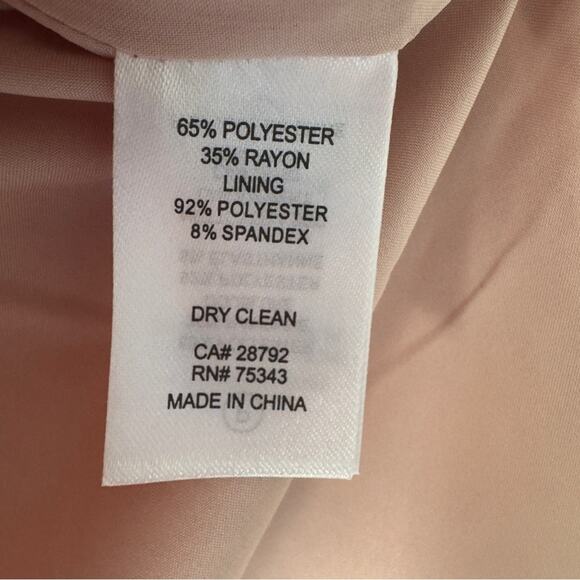 House of Harlow 1960 Revolve Blush Pencil Skirt abstract animal print mini slit - Picture 10 of 11